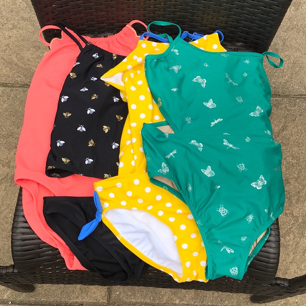 Sizes 10/12-16 Lot of 7 Girls Tankinis/ One Piece!